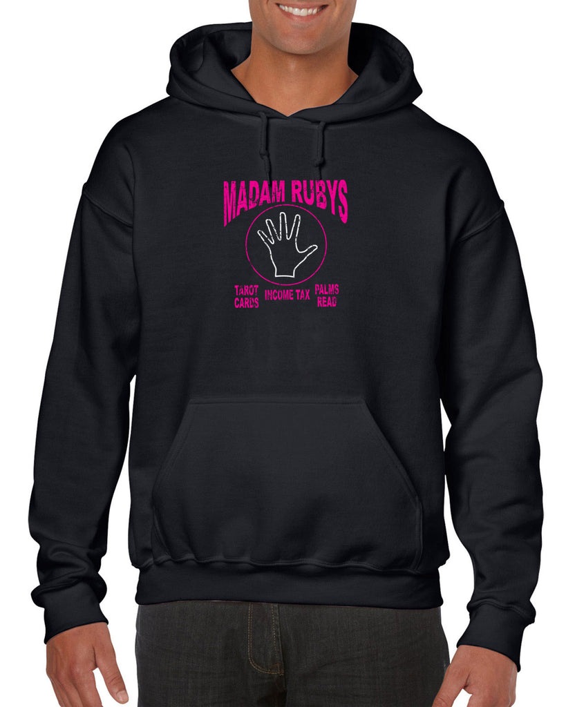 Madam Ruby's Hooded Sweatshirt Hoodie 80s Movie Pee Wee's Big Adventure Bike Basement Alamo Vintage Retro