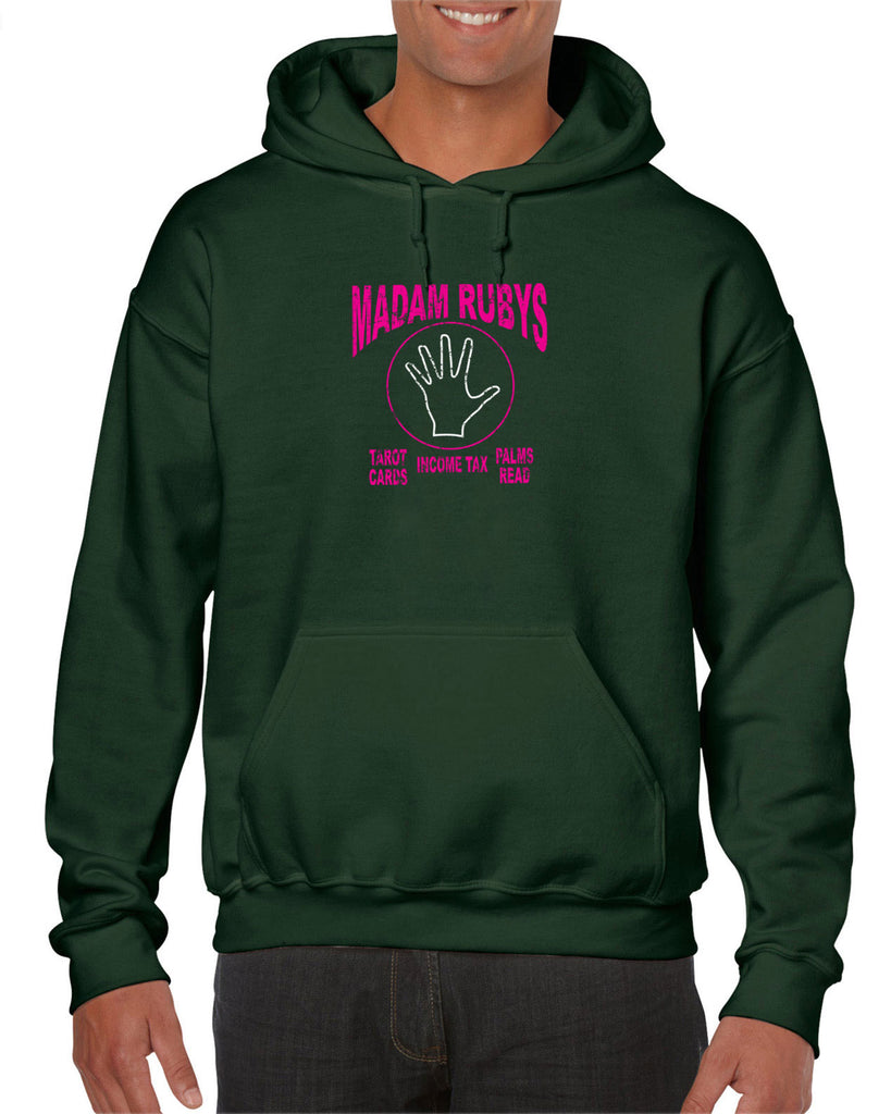 Madam Ruby's Hooded Sweatshirt Hoodie 80s Movie Pee Wee's Big Adventure Bike Basement Alamo Vintage Retro