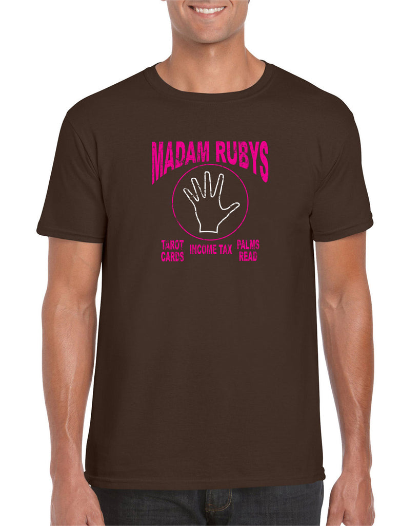 Madam Ruby's Mens T-Shirt 80s Movie Pee Wee's Big Adventure Bike Basement Alamo Vintage Retro