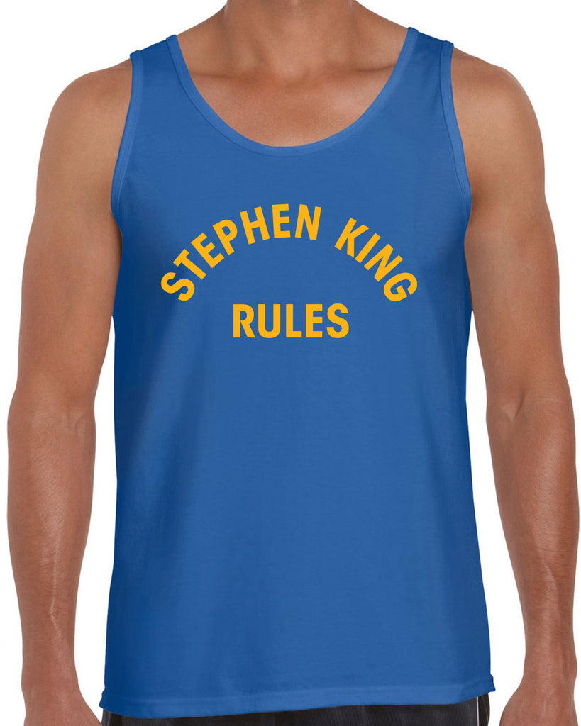 Stephen King Rules Tank Top funny monster squad 80s movie scary horror film movie costume party halloween