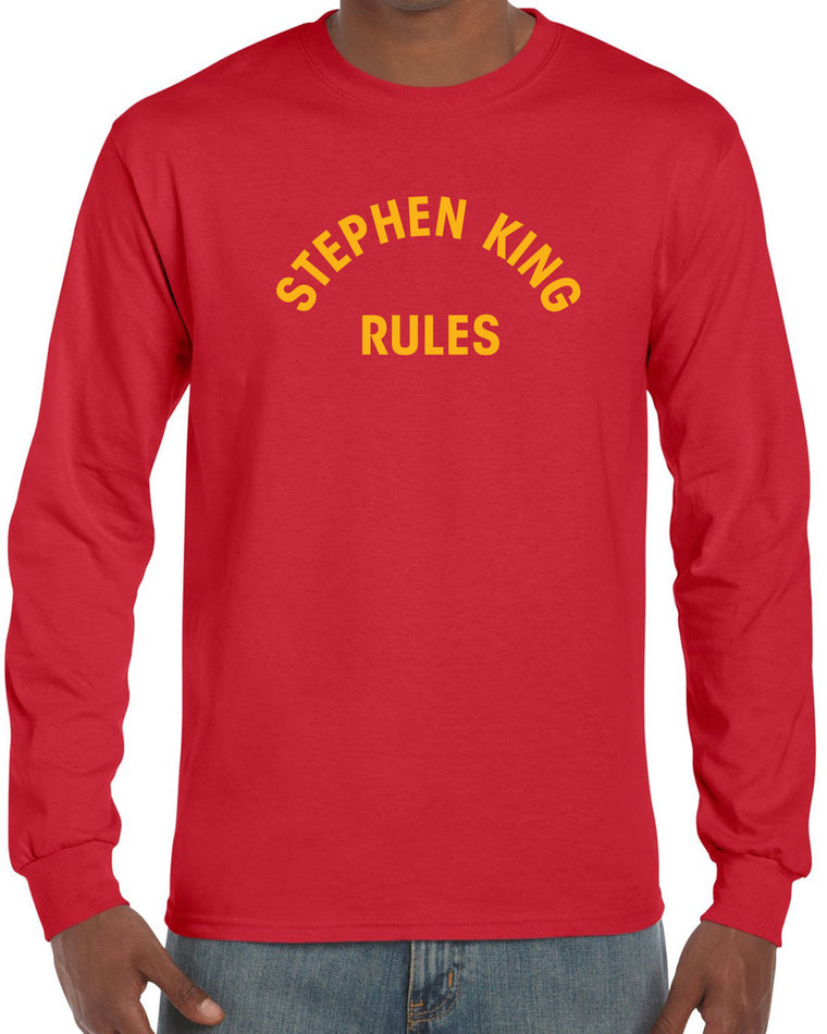 Men's Long Sleeve Shirt - Stephen King Rules