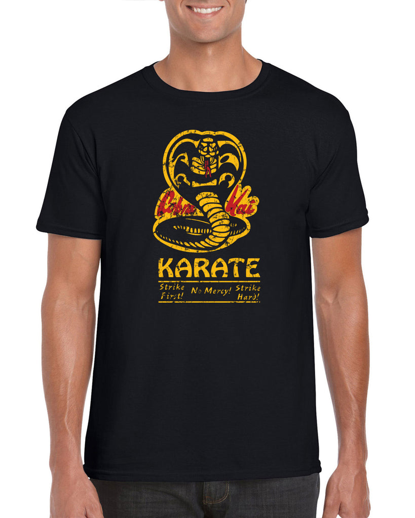 Hot Press Apparel Cobra Kai Dojo 80s Movie Ninja Karate party funny college gift present sensai apparel tee shirt