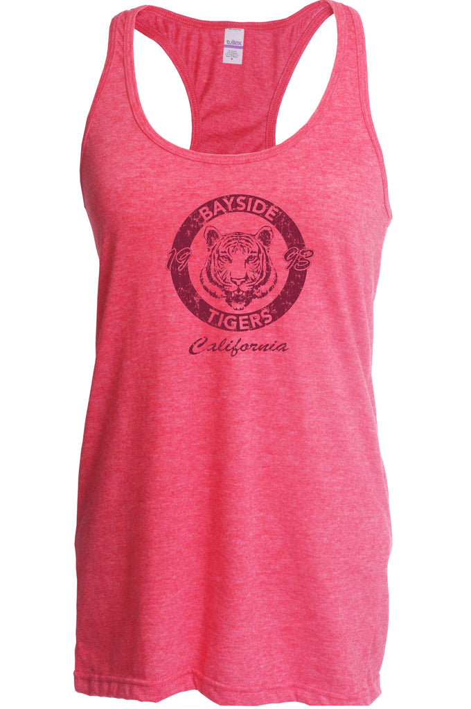Bayside Tigers Racer Back Tank Top Racerback Saved By The Bell Tigers Halloween Costume 90s Tv Show Zack Slater Vintage Retro
