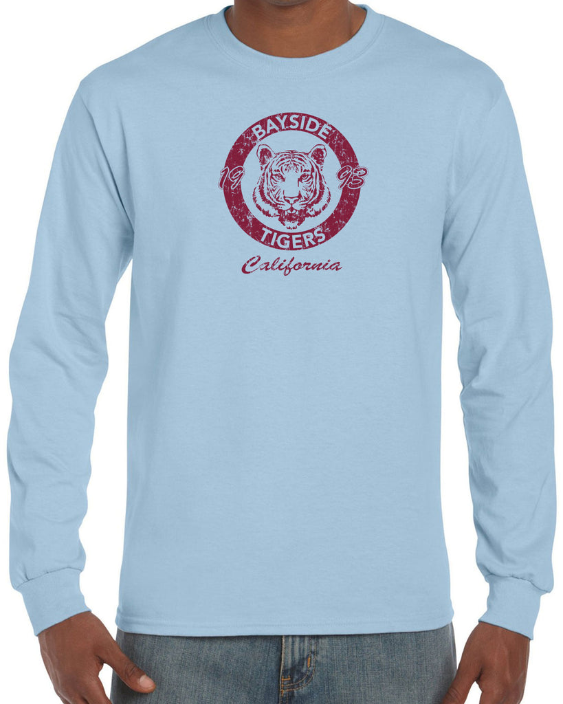 Bayside Tigers Long Sleeve Shirt Saved By The Bell Tigers Halloween Costume 90s Tv Show Zack Slater Vintage Retro