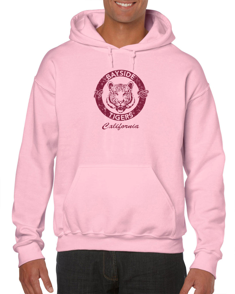Bayside Tigers Hoodie Hooded Sweatshirt Saved By The Bell Tigers Halloween Costume 90s Tv Show Zack Slater Vintage Retro