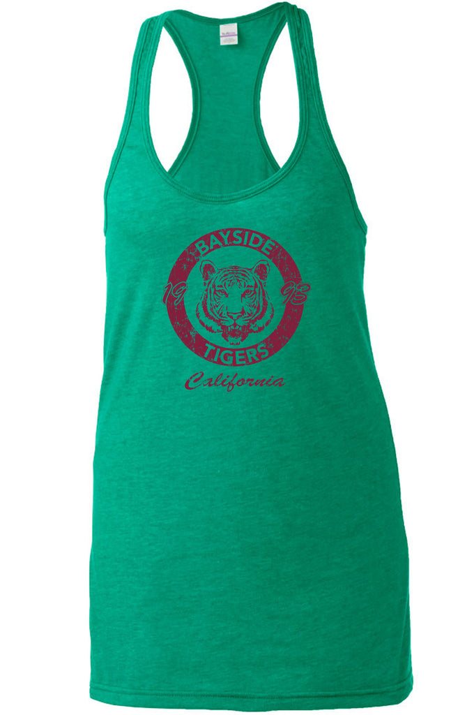 Bayside Tigers Racer Back Tank Top Racerback Saved By The Bell Tigers Halloween Costume 90s Tv Show Zack Slater Vintage Retro