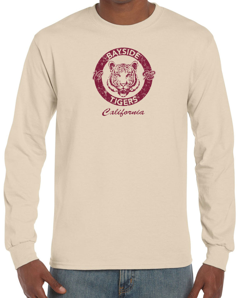 Bayside Tigers Long Sleeve Shirt Saved By The Bell Tigers Halloween Costume 90s Tv Show Zack Slater Vintage Retro