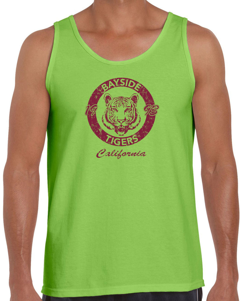 Bayside Tigers Tank Top Saved By The Bell Tigers Halloween Costume 90s Tv Show Zack Slater Vintage Retro