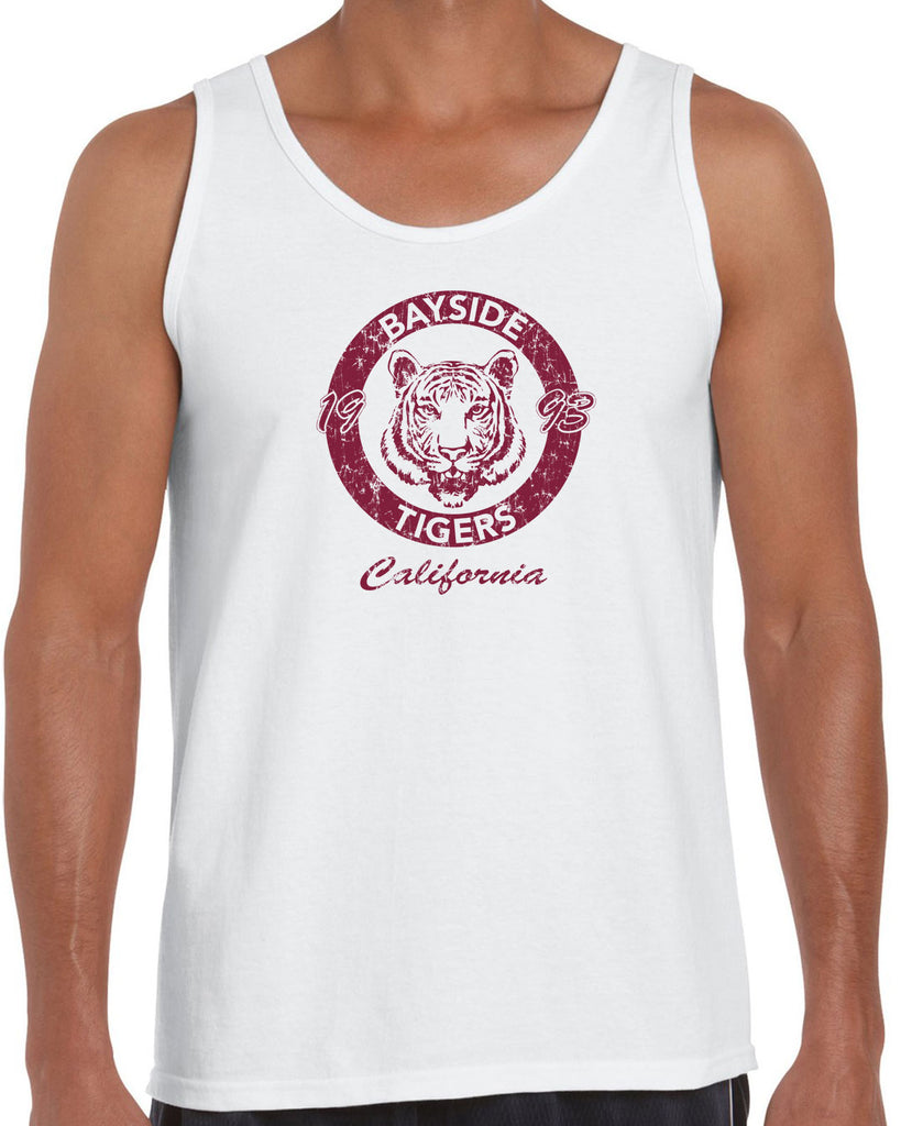 Bayside Tigers Tank Top Saved By The Bell Tigers Halloween Costume 90s Tv Show Zack Slater Vintage Retro