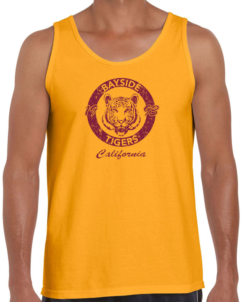 Bayside Tigers Tank Top Saved By The Bell Tigers Halloween Costume 90s Tv Show Zack Slater Vintage Retro