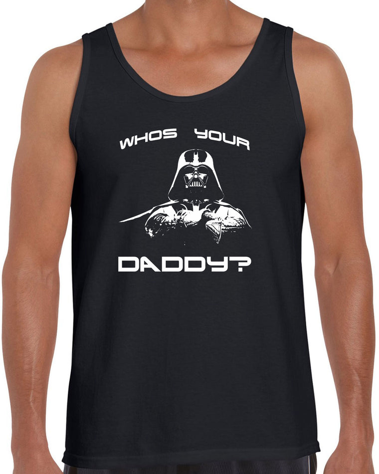 Men's Sleeveless Tank Top - Who's Your Daddy?