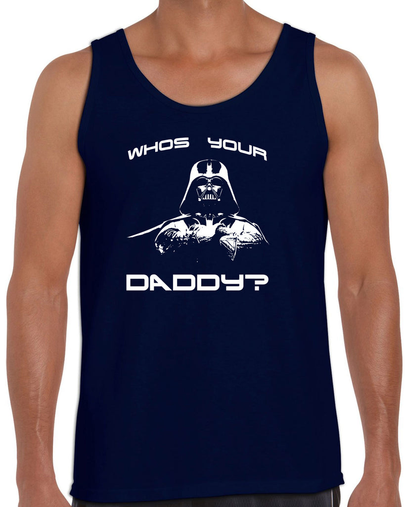 Men's Sleeveless Tank Top - Who's Your Daddy?