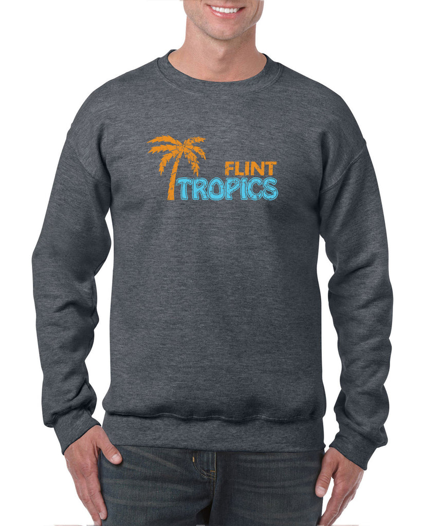 Flint Tropics Crew Sweatshirt Funny Semi Pro Movie Jackie Moon Basketball Jersey Uniform Halloween Costume Movie Vintage Retro