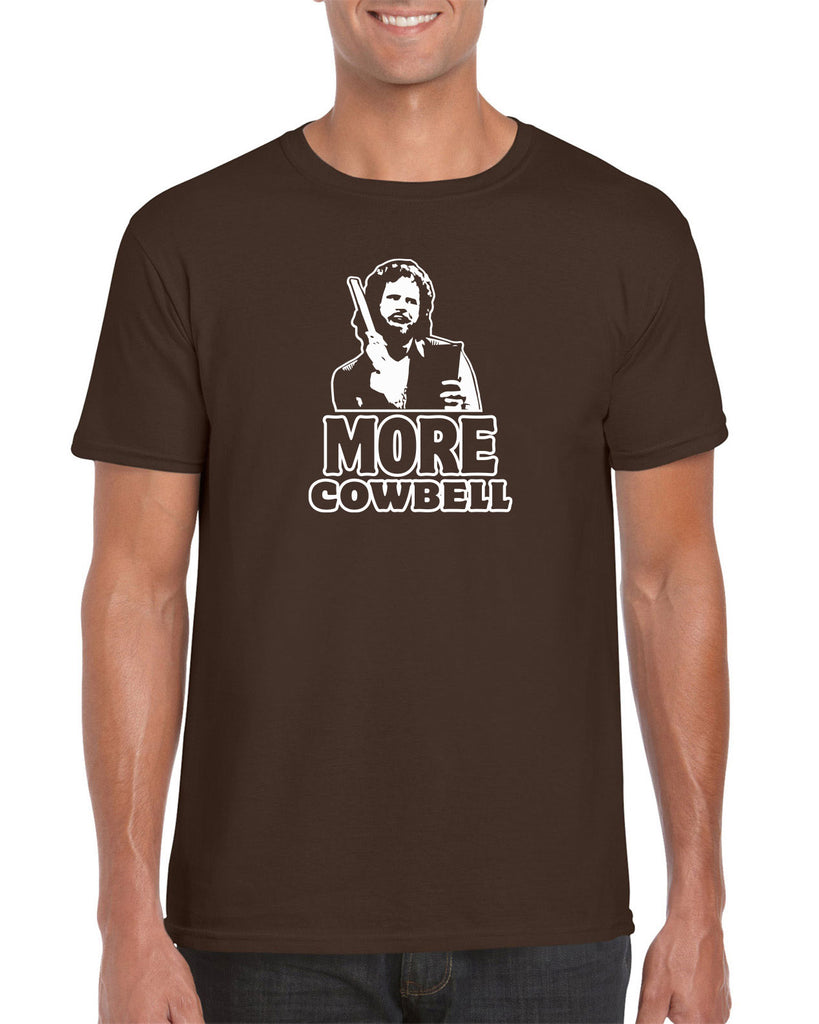 More Cowbell Mens T-Shirt I Need More Gotta Have Saturday Night Live Skit Will Ferrell Music Dance Party Vintage Retro