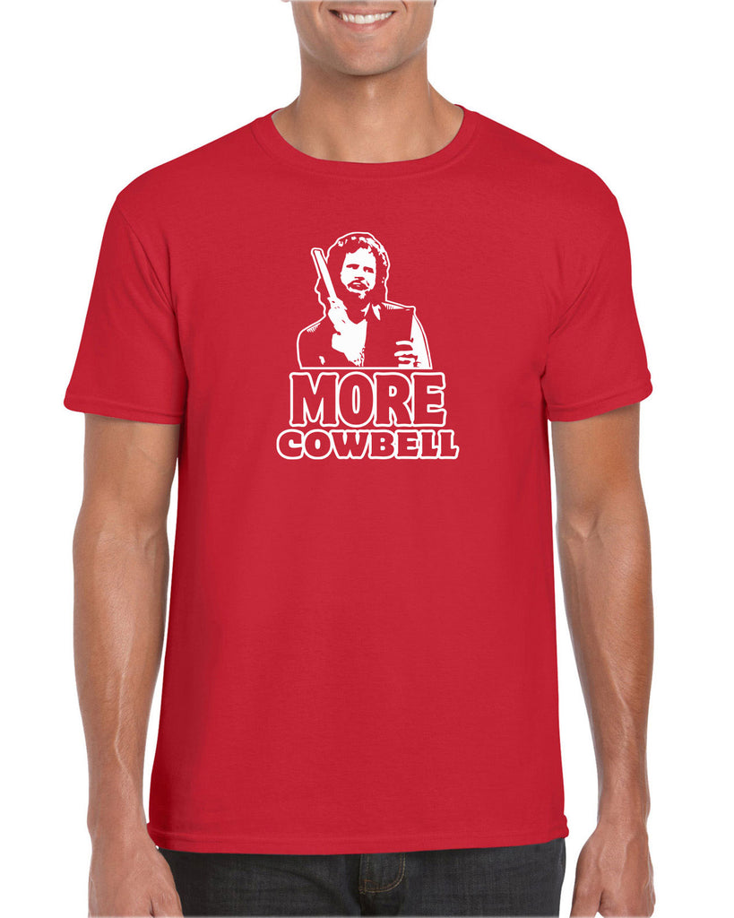 More Cowbell Mens T-Shirt I Need More Gotta Have Saturday Night Live Skit Will Ferrell Music Dance Party Vintage Retro
