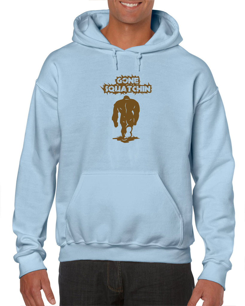 Gone Squatching Big Foot Squatchin Yeti Hunter Outdoors Funny Vintage Retro