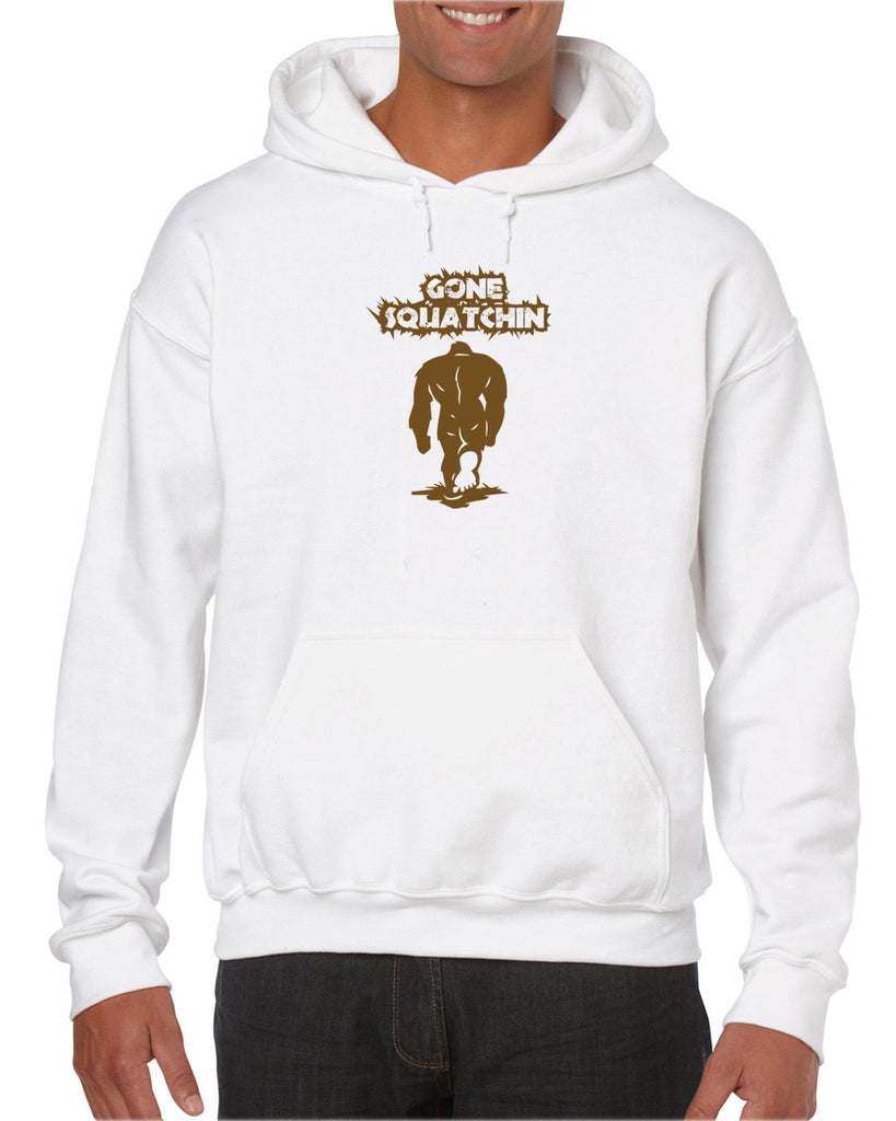 Gone Squatching Big Foot Squatchin Yeti Hunter Outdoors Funny Vintage Retro