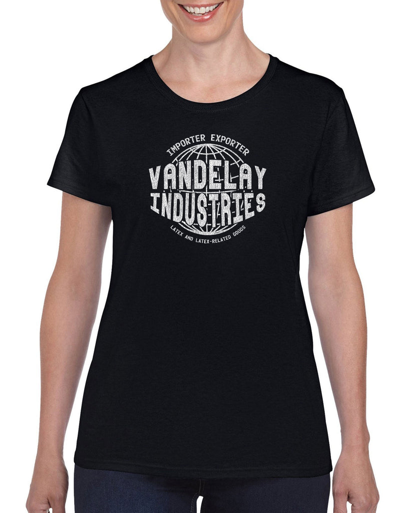 Vandelay Industries Womens T-Shirt Import Exporter Seinfeld 90s Tv Show George Costanza Comedy Vintage Retro Halloween Costume