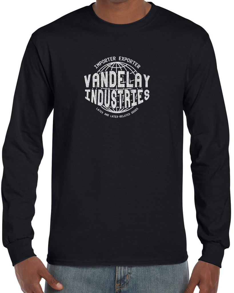 Vandelay Industries Long Sleeve Shirt Import Exporter Seinfeld 90s Tv Show George Costanza Comedy Vintage Retro Halloween Costume