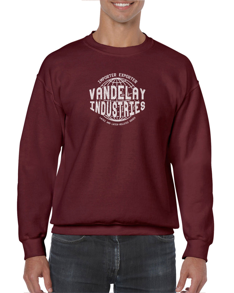 Vandelay Industries Crew Sweatshirt Import Exporter Seinfeld 90s Tv Show George Costanza Comedy Vintage Retro Halloween Costume