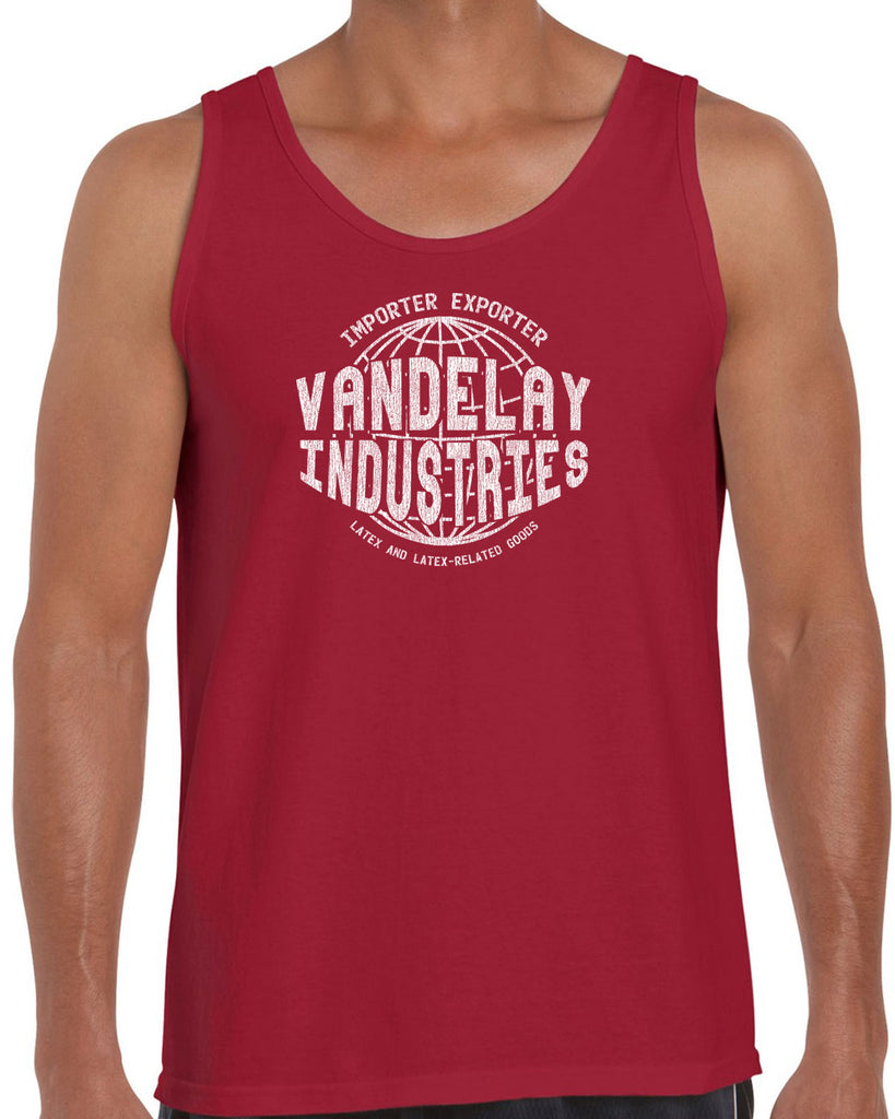 Vandelay Industries Tank Top Import Exporter Seinfeld 90s Tv Show George Costanza Comedy Vintage Retro Halloween Costume Edit alt text