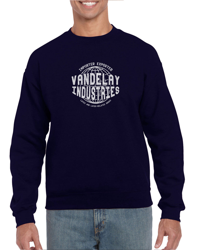 Vandelay Industries Crew Sweatshirt Import Exporter Seinfeld 90s Tv Show George Costanza Comedy Vintage Retro Halloween Costume