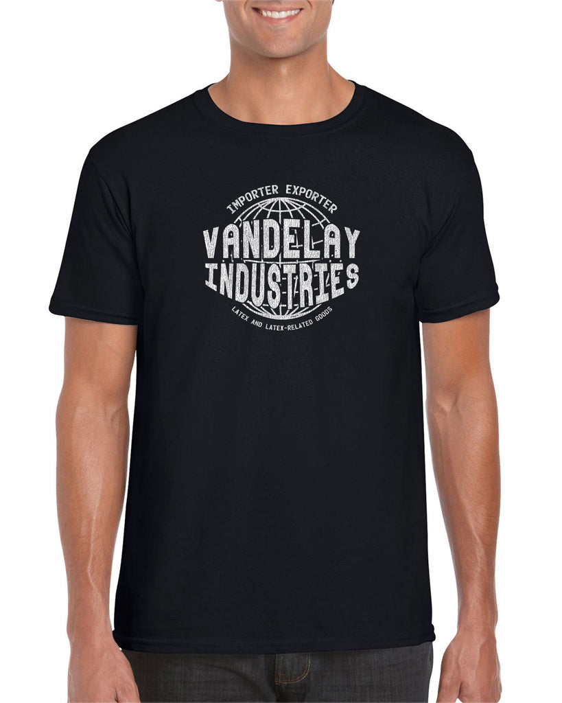 Vandelay Industries Mens T-Shirt Import Exporter Seinfeld 90s Tv Show George Costanza Comedy Vintage Retro Halloween Costume