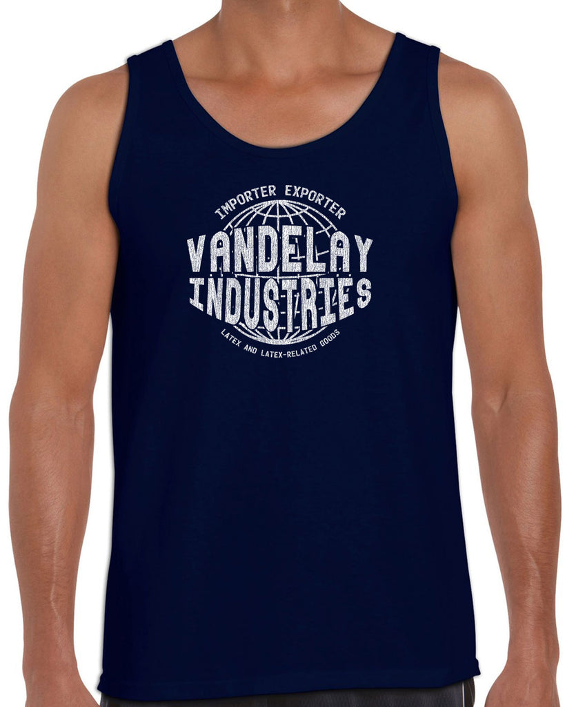 Vandelay Industries Tank Top Import Exporter Seinfeld 90s Tv Show George Costanza Comedy Vintage Retro Halloween Costume