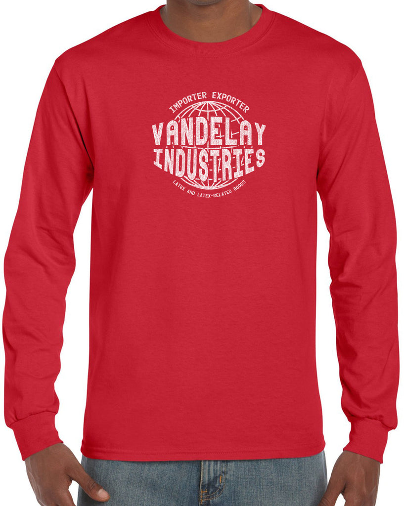 Vandelay Industries Long Sleeve Shirt Import Exporter Seinfeld 90s Tv Show George Costanza Comedy Vintage Retro Halloween Costume