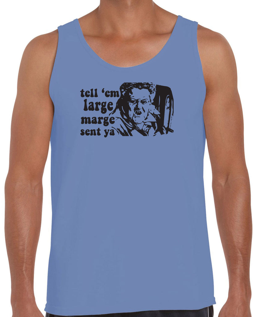 Tell Em Large Mare Sent Ya Tank Top Pee Wee Big Adventure 80s Movie Vintage Retro Bike