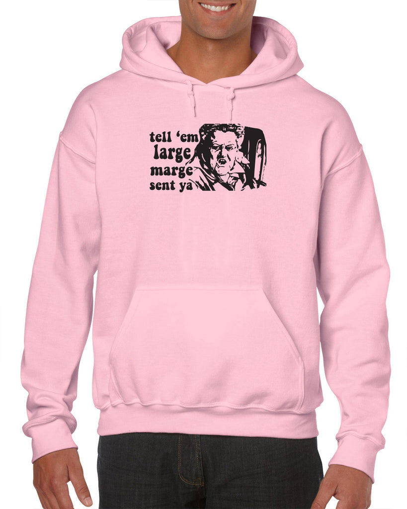 Tell Em Large Mare Sent Ya Hooded Sweatshirt Hoodie Pee Wee Big Adventure 80s Movie Vintage Retro Bike