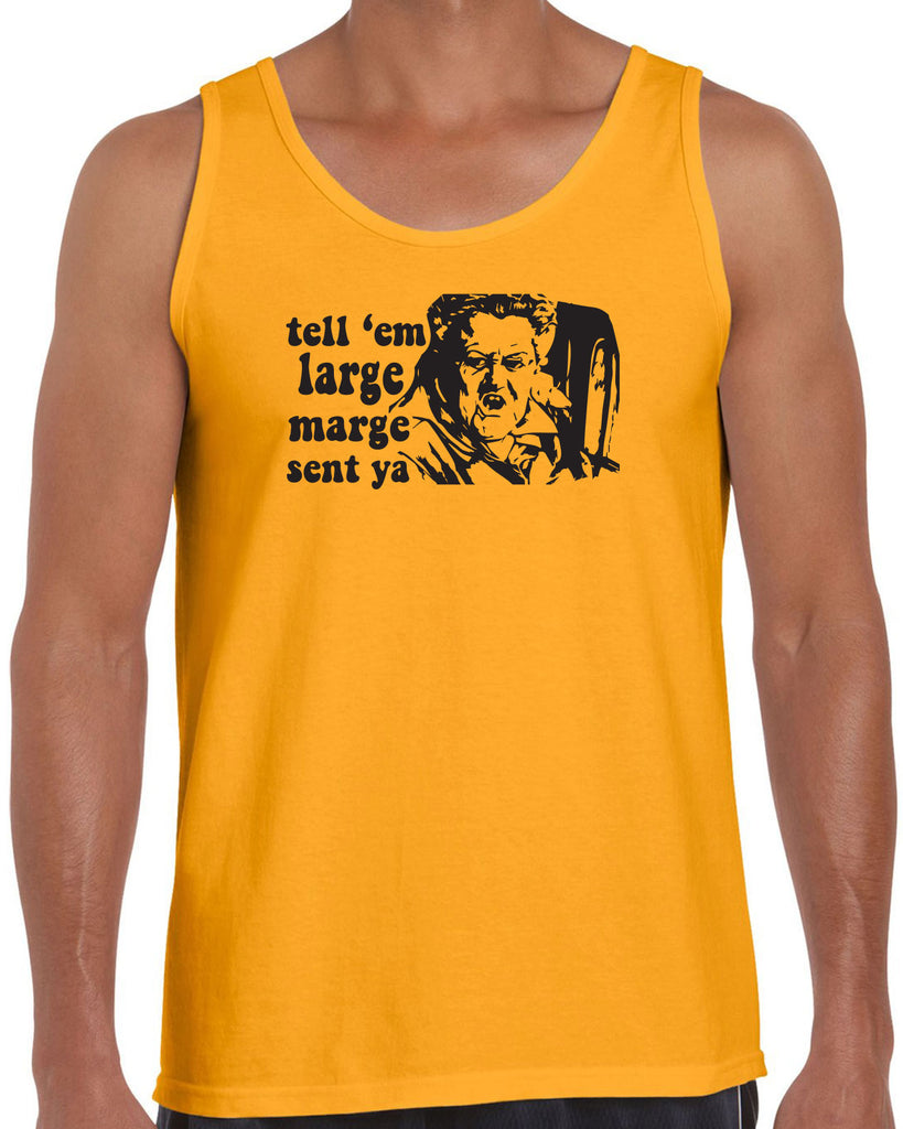Tell Em Large Mare Sent Ya Tank Top Pee Wee Big Adventure 80s Movie Vintage Retro Bike
