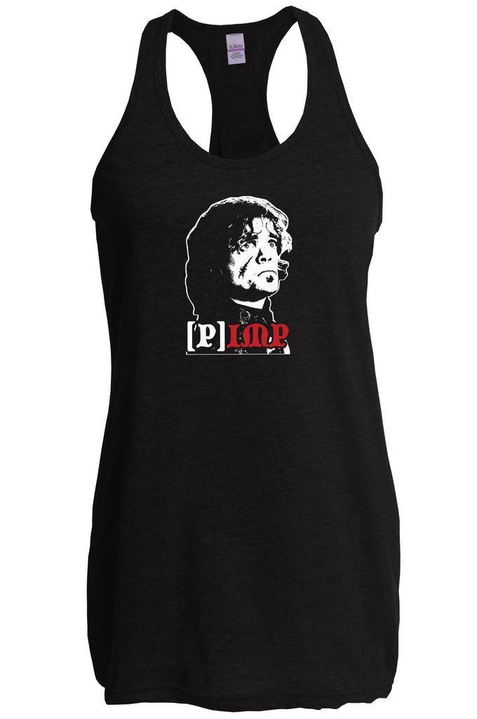 Pimp Imp Racer Back Tank Top Racerback Game Of Thrones House Lannister Tyrion King Fantasy Tv Show Vintage Retro