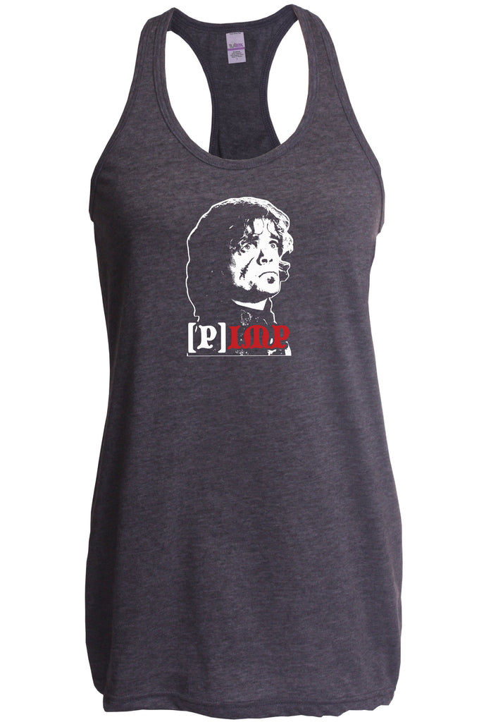 Pimp Imp Racer Back Tank Top Racerback Game Of Thrones House Lannister Tyrion King Fantasy Tv Show Vintage Retro