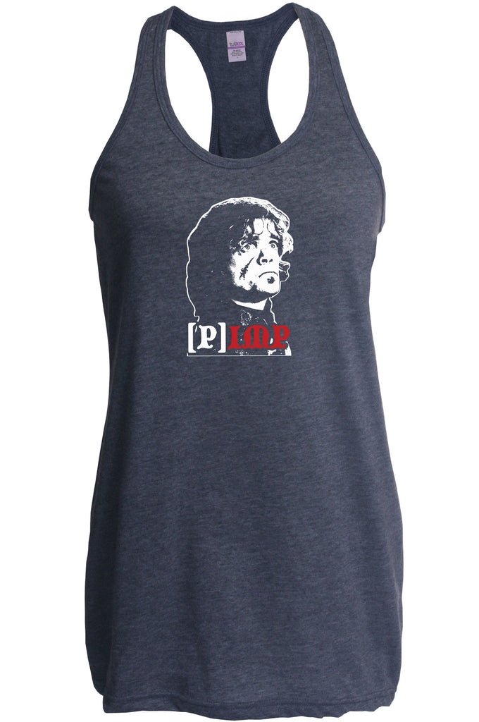 Pimp Imp Racer Back Tank Top Racerback Game Of Thrones House Lannister Tyrion King Fantasy Tv Show Vintage Retro