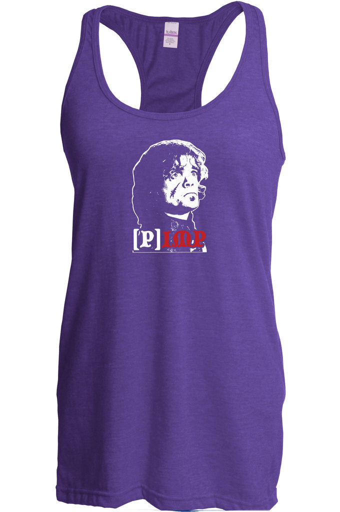 Pimp Imp Racer Back Tank Top Racerback Game Of Thrones House Lannister Tyrion King Fantasy Tv Show Vintage Retro