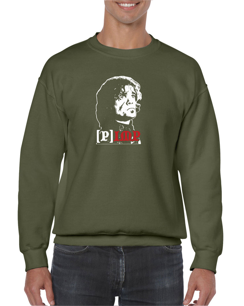 Pimp Imp Crew Sweatshirt Game Of Thrones House Lannister Tyrion King Fantasy Tv Show Vintage Retro