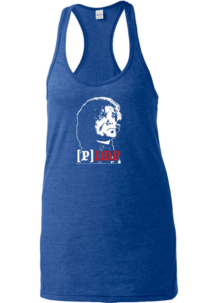 Pimp Imp Racer Back Tank Top Racerback Game Of Thrones House Lannister Tyrion King Fantasy Tv Show Vintage Retro