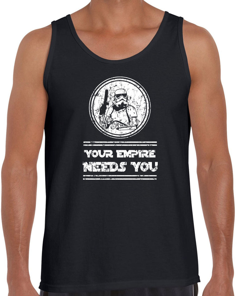 Men's Sleeveless Tank Top - Your Empire Needs You