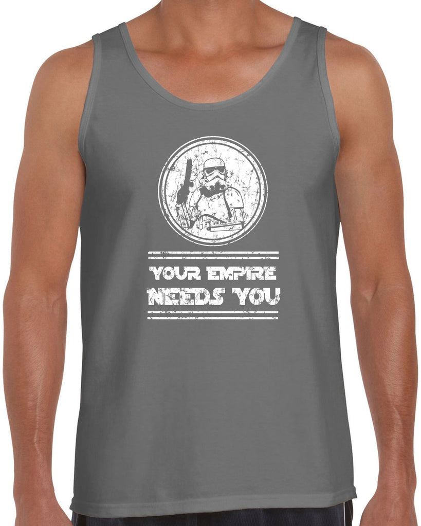 Men's Sleeveless Tank Top - Your Empire Needs You