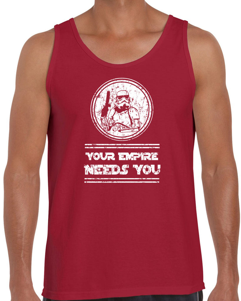 Men's Sleeveless Tank Top - Your Empire Needs You