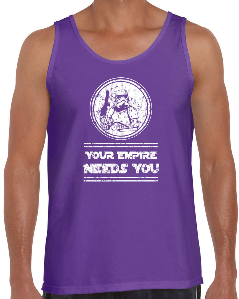 Men's Sleeveless Tank Top - Your Empire Needs You