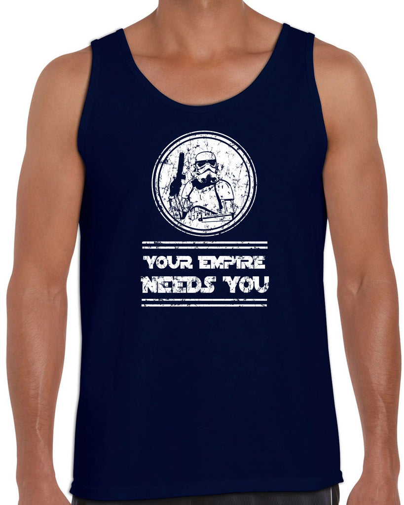 Men's Sleeveless Tank Top - Your Empire Needs You