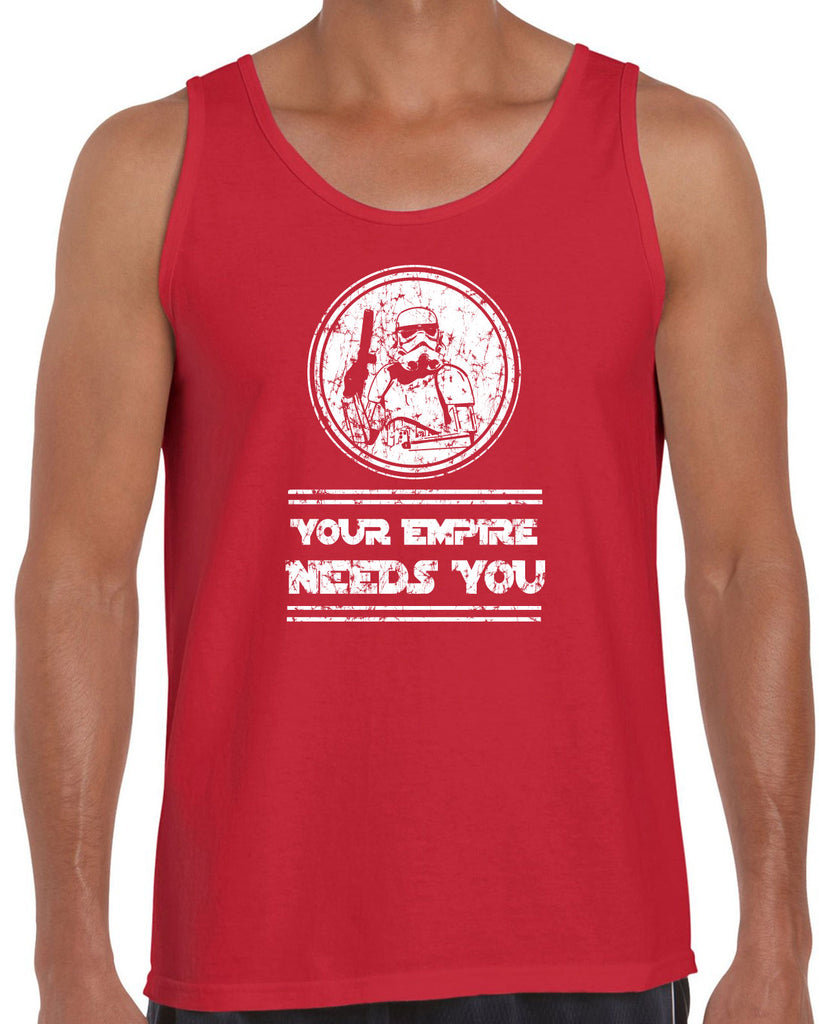 Men's Sleeveless Tank Top - Your Empire Needs You