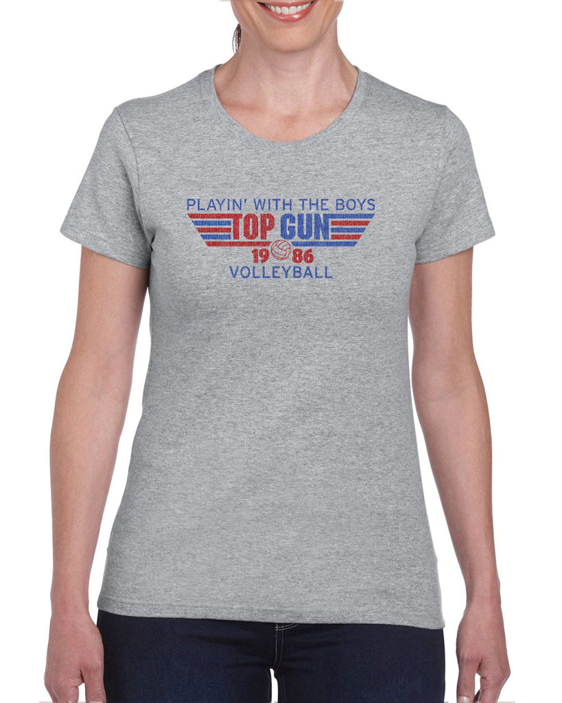 Women's Short Sleeve T-Shirt - Top Gun Volleyball