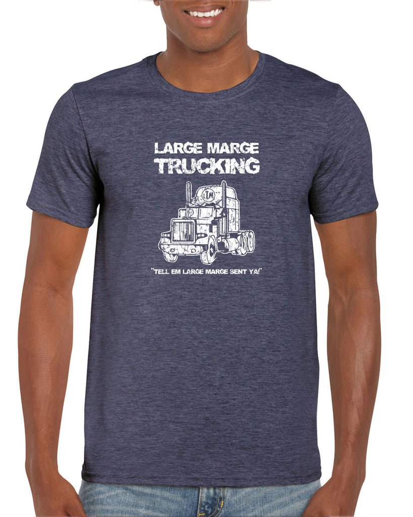 Large Marge Trucking Mens T-Shirt Pee Wee's Big Adventure 80s Tell Em Large Marge Sent Ya Vintage Retro