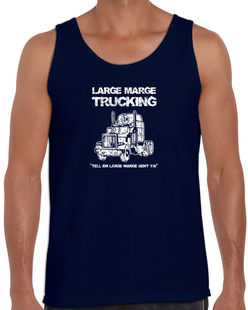 Large Marge Trucking Tank Top Pee Wee's Big Adventure 80s Tell Em Large Marge Sent Ya Vintage Retro