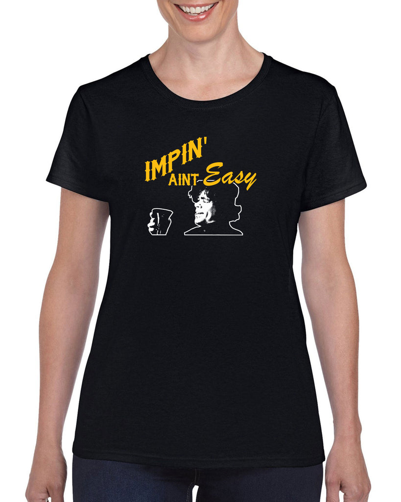Impin Aint Easy Womens T-Shirt Funny Game of Thrones Westeros Tyrion Lannister Imp King Castle Vintage Retro