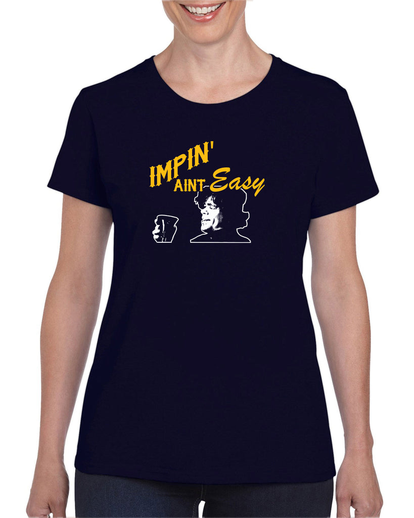 Impin Aint Easy Womens T-Shirt Funny Game of Thrones Westeros Tyrion Lannister Imp King Castle Vintage Retro