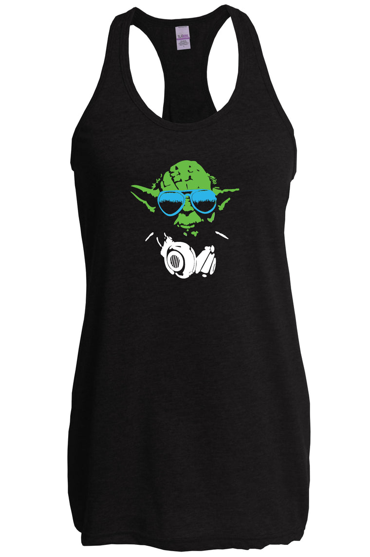 Women's Racer Back Tank Top - DJ Yoda